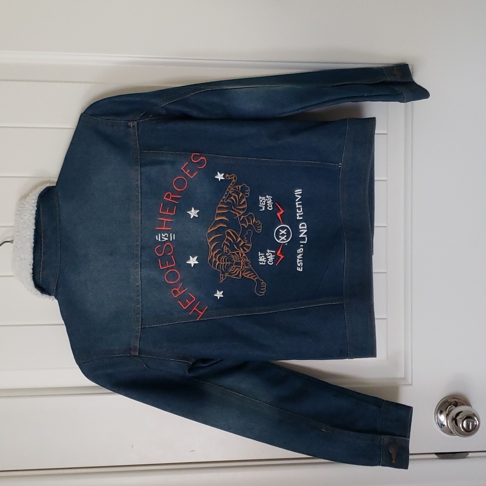 Epic Threads Embroidered Denim Jacket Size S - Picture 7 of 12